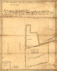 A plan of St. Georges Ferry on Nassau-Island made the 10th August 1774