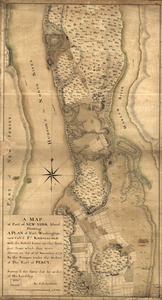 A map of part of New-York Island showing a plan of Fort Washington