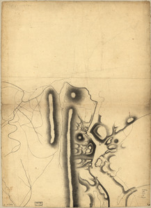 Part of a map of the Hudson Highlands showing Forts Clinton and Montgomery