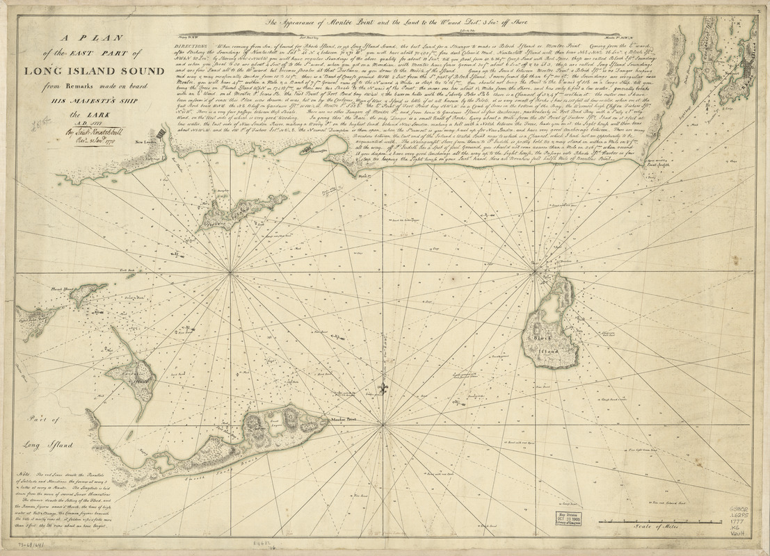 A plan of the east part of Long Island Sound