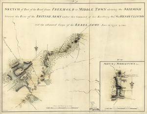 Sketch of part of the road from Freehold to Middle Town