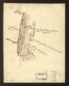 Map showing roads to Morristown