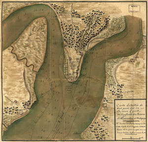 Carte detaillée de West Point sur la rivière d'York au confluent des Rivières de Pamunkey et Matapony