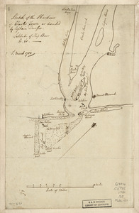 Sketch of the harbour of Charles Town