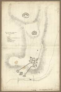 Plan of Fort George and adjacent works at Pensacola in West Florida