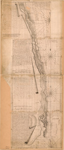 Chart of the sea coast from lattde. 26⁰20ʹ00ʺ to 26⁰ & 40ʹ00ʺ with the head of Sharkshead River ; Chart of New Inlet ; Chart of Midle Inlet ; Chart of Cape Florida, according to the surveys made May 13 & 29, 1765