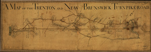 A Map of the Trenton and New-Brunswick Turnpike-road