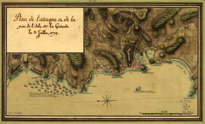 Plan de l'attaque et de la prise de l'isle de la Grenade le 3 juillet 1779