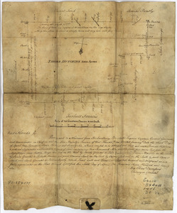 Thomas Hutchins' land grant and map to 2000 acres in West Florida