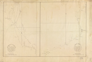 Plano geométrico de las ensenadas de Añasco y Mayagües en la costa occidental de la ysla de Puerto Rico