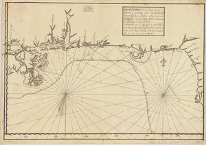 Descripsión de la costa de la Luciana y entrada en el Río de Micisipi con sus zondas y bajos, nuebamente corregidos y enmendado por los pilotos de la Armada, el año de 1769