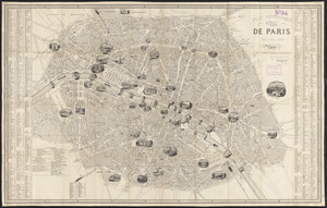 Plan pittoresque de la ville de Paris