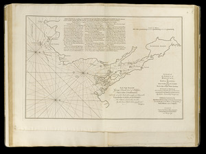A chart of the harbour of Halifax in Nova Scotia