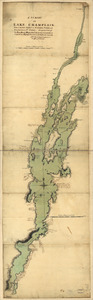 A survey of Lake Champlain, from Crown Point to Windmil Point, and from thence to St. Iohns