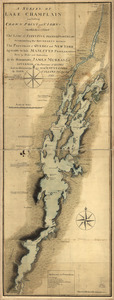 A survey of Lake Champlain including Crown Point and St. Iohn's