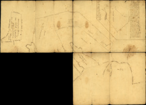 A plan of Mr. Clifton's neck land platted by a scale of 50 poles to the inch