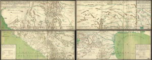 Mapa, que comprende la Frontera, de los Dominios del Rey, en la America Septentrional