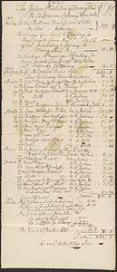 Herring Pond and Black Ground Accounts, 1813-1815