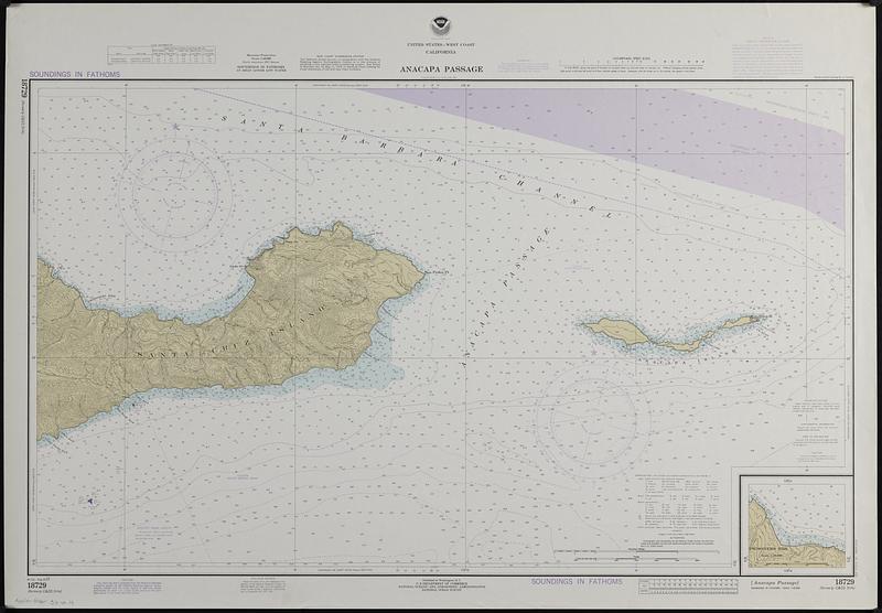 United States--west coast, California, Anacapa Passage