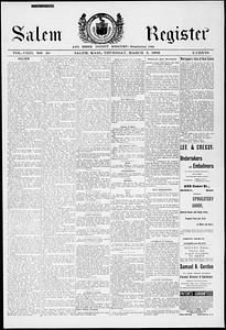 Salem Register and Essex County Mercury