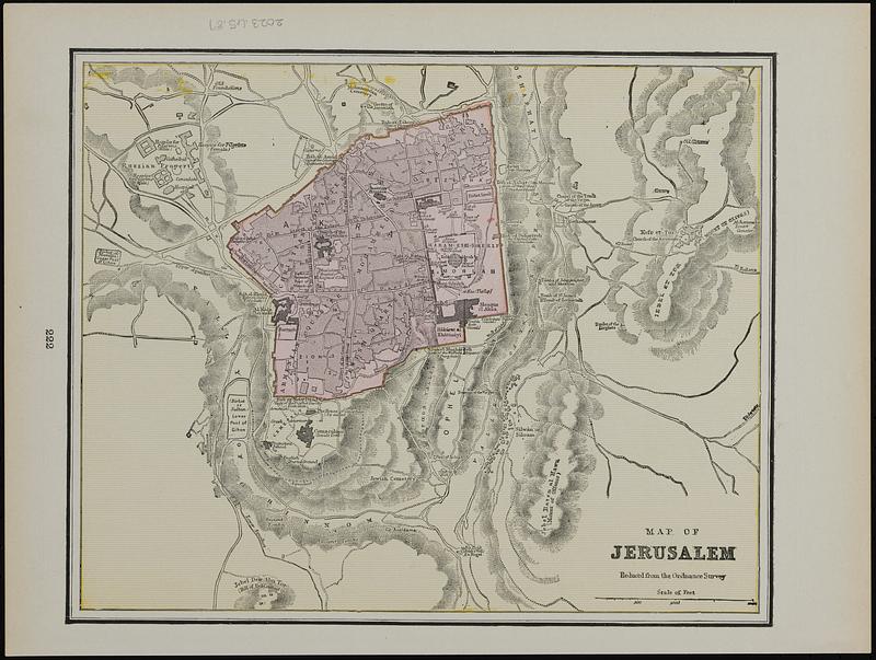 A map of Cyprus reduced from the coast survey by Captn. Graves ; Alexandria (Egypt) ; map of Jerusalem reduced from the Ordnance Survey