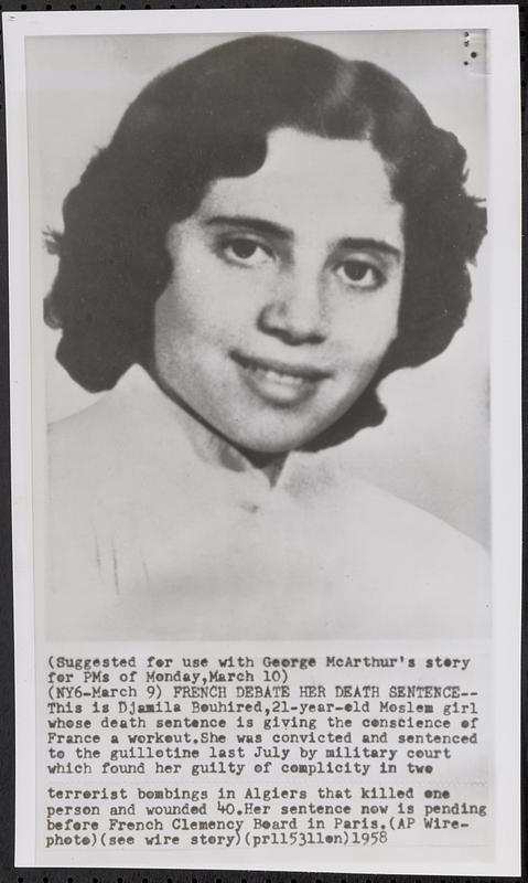 French debate her death sentence