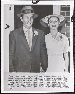 Husband Slain, Wife Saved