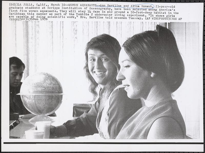 Woman aquanauts