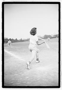 Women's baseball game