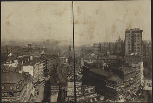 View toward waterfront from Scollay Square