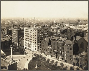 North End. View from State House dome, looking toward Evertt and Chelsea, June 28, 1907