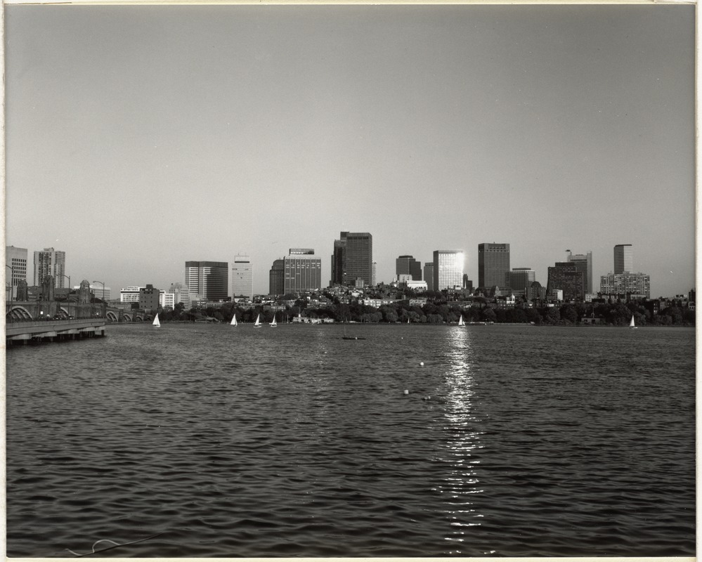 Boston skyline from Charles River basin