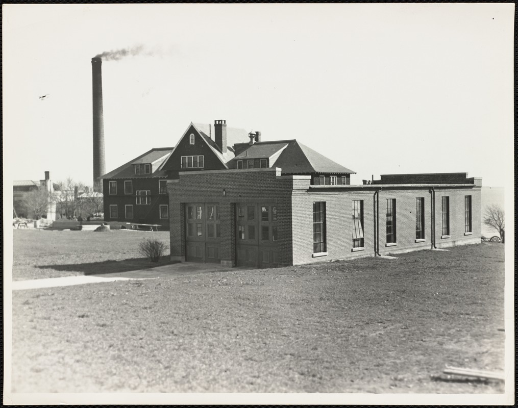 City of Boston Institutions Department, Long Island. New fire equipmant [sic] house. Work project #12545. November 1, 1937. Thomas F. McGovern engineer for sponsor
