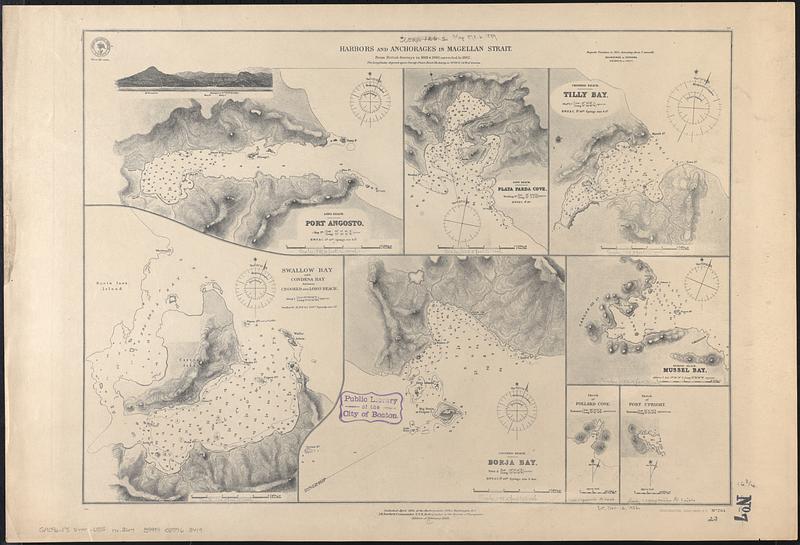 Harbors and anchorages in Magellan Strait