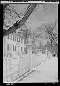 Ropes Memorial, snow