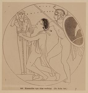 Cassandra before a Xoanon of Athena