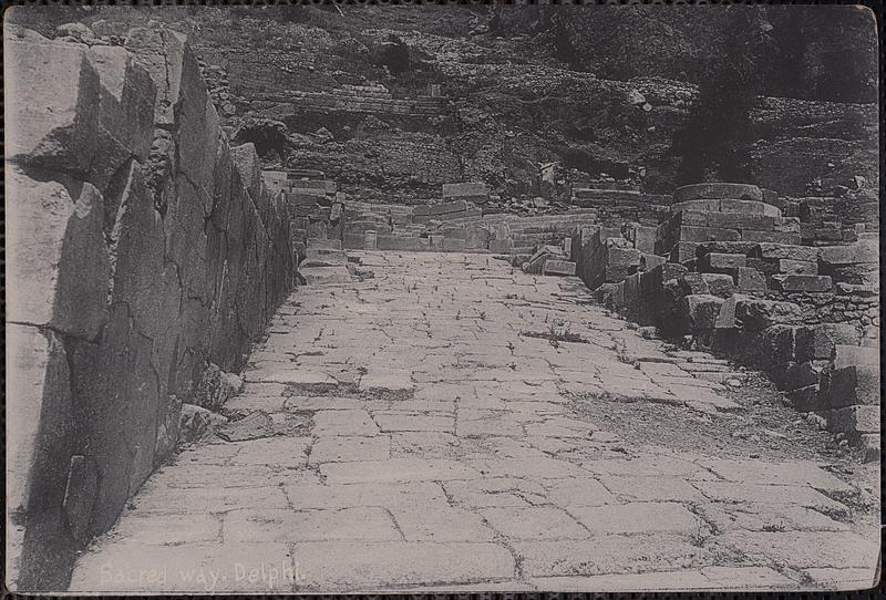 Sacred way. Delphi