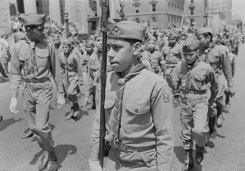 Memorial Day Parade, Pleasant Street, New Bedford Digital Commonwealth