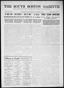South Boston Gazette, September 20, 1913