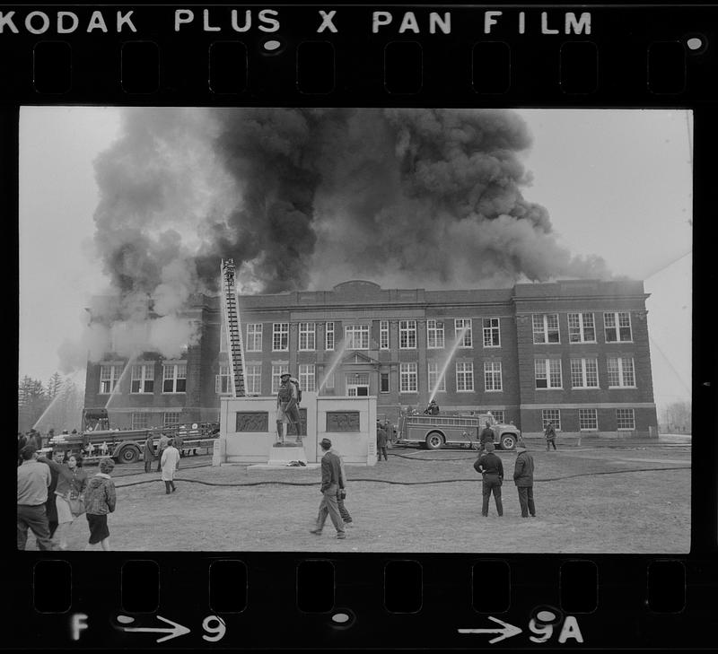 Amesbury High School fire Digital Commonwealth