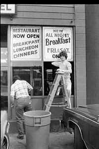 Opening the restaurant