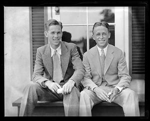 Two tennis players