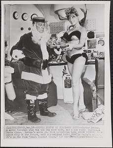 Buster Keaton as space-age Santa