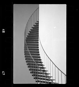 Gas storage tank stairs, East Boston