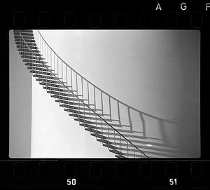 Gas storage tank stairs, East Boston
