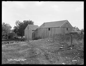 Wachusett Reservoir, Jessie P. Tabor's buildings, on the northerly side of Hartwell Street, from the west, West Boylston, Mass., Oct. 17, 1898