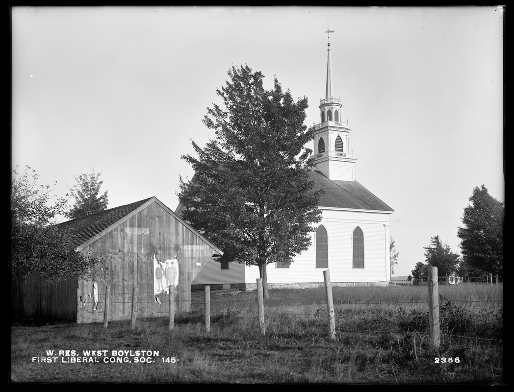 Wachusett Reservoir, First Liberal Congregational Society of West