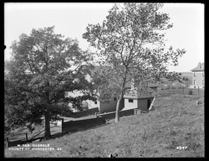 Wachusett Reservoir, County of Worcester, Truant School stables, from the southeast, Oakdale, West Boylston, Mass., Oct. 20, 1898