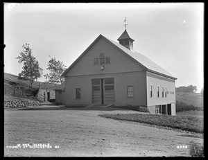 Wachusett Reservoir, County of Worcester, Truant School stables, from the northwest, Oakdale, West Boylston, Mass., Oct. 20, 1898
