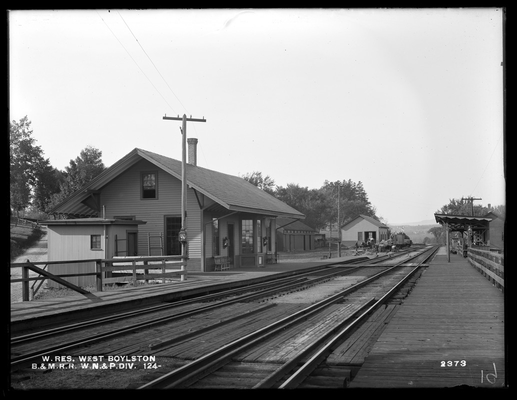 Wachusett Reservoir, Boston & Maine Railroad, Worcester, Nashua